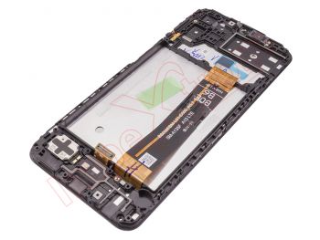 Black Service Pack full screen PLS for Samsung Galaxy M13, SM-M135F